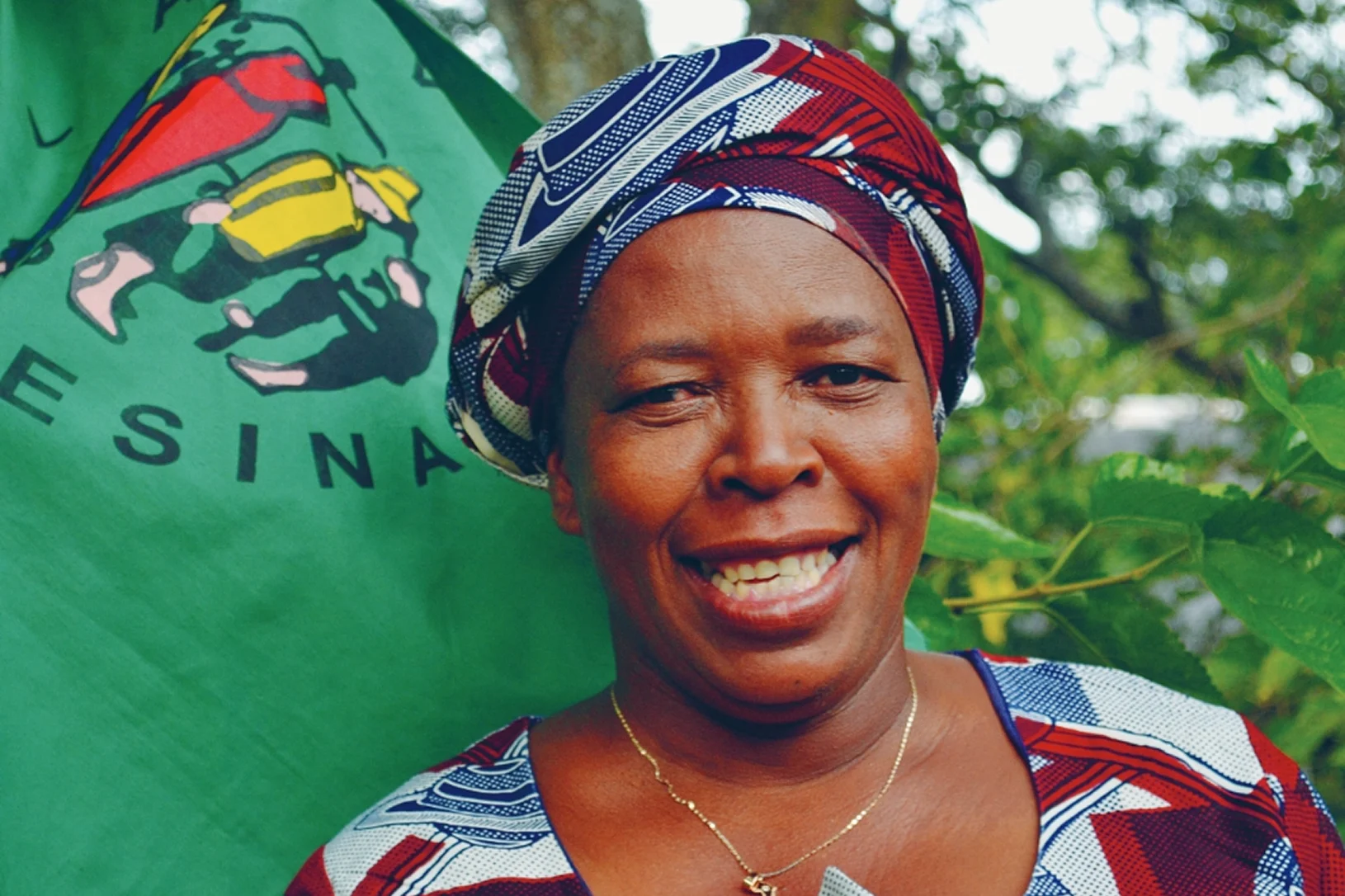 Event: Connecting African and Diasporic Solidarity Economy Practices 1 Portrait image of Elizabeth Mpofu smiling